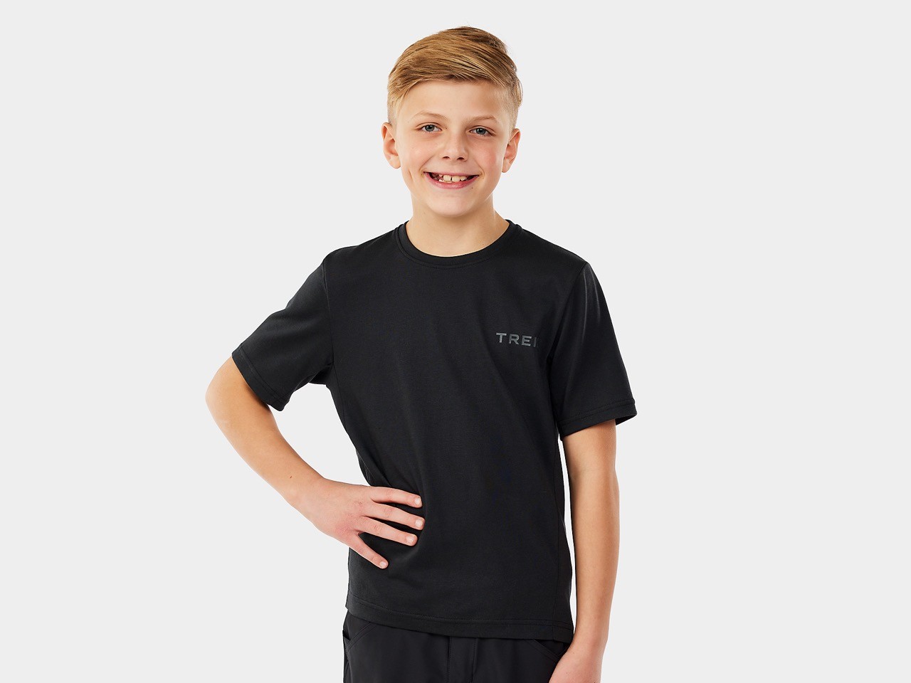 Dres TREK  Evoke Youth Mountain Tech Tee Black