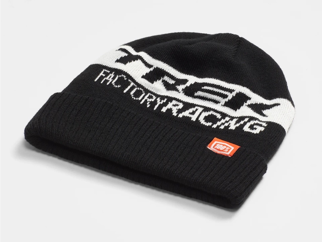 Čepice s manžetou 100% Trek Factory Racing Cuff Beanie