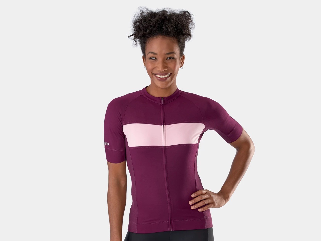 Dres TREK Circuit LTD krátký rukáv WSD Mulberry/Blush