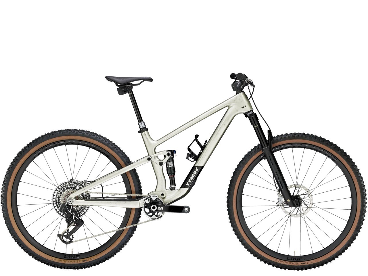 TREK Top Fuel 9.9 XX AXS Gen 4 Lunar Silver